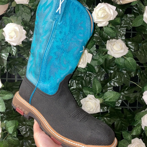 New twisted x cowboy boots Blue and Black Western Boots - Picture 3 of 9